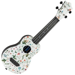 Flight UTS-40 FLOWER Ultra Travel Series Soprano Ukulele with Bag